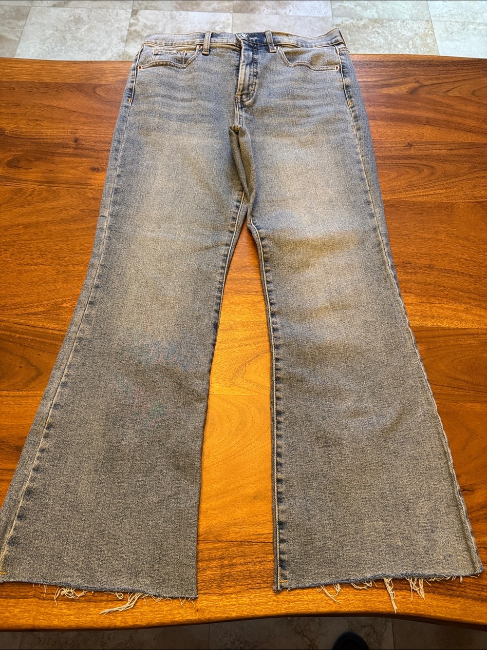 Jessica Simpson Light Blue High-Rise Wide Leg Jeans